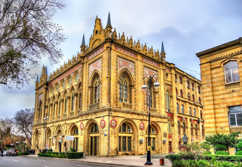 Fototapeta na wymiar Ismailiyya Palace, a historic building in Baku