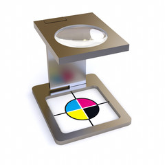 3D CMYK register mark