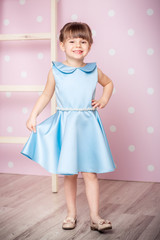  little girl in princess dress