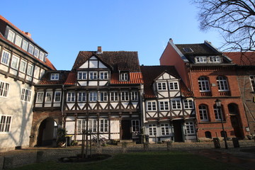 Braunschweig, Hübscher Magniplatz hinter der Magnikirche