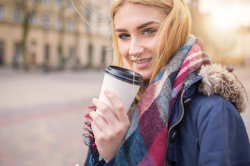 Hot coffee for cold day