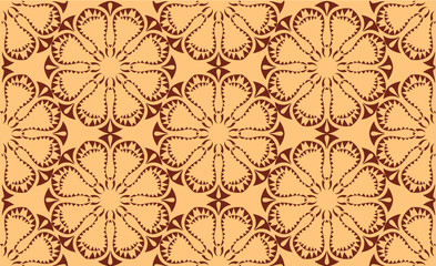 Fototapeta premium vector seamless symmetric fabric pattern