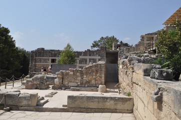 Fototapeta na wymiar Ruins of Knossos