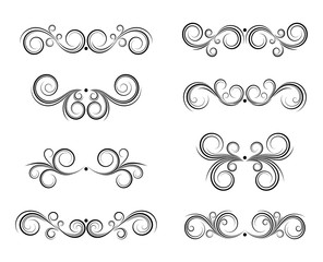 Calligraphic design elements