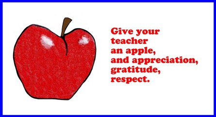 Fototapeta premium Education cartoon about teachers.