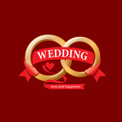 vector logo wedding