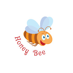 Vector Honey Bee