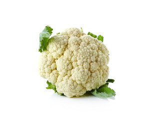 Cauliflower isolated on white background