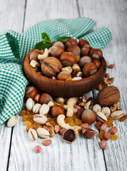different types of nuts