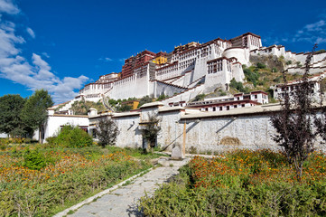 Fototapeta na wymiar Potala Palace in Lhasa, Tibet