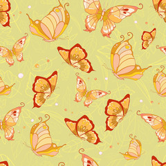 Pattern of butterflies