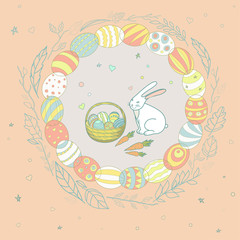 Illustration of Easter holiday