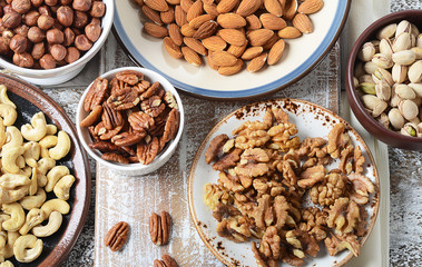 assorted mixed nuts