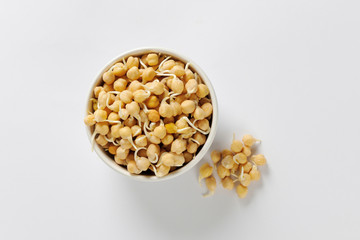 Sprouted chickpeas