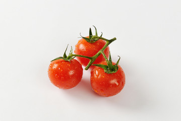 cherry tomatoes on vine