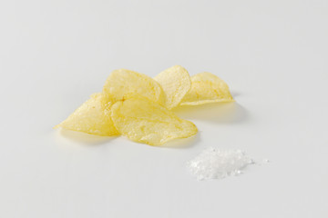 Salted potato chips