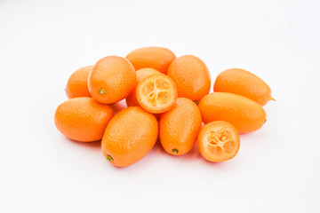 Kumquat isolated on a white background