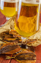 salted fish and beer