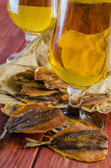 salted fish and beer