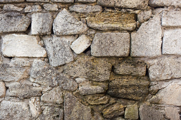 Masonry of coquina bricks