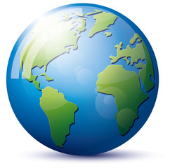 Icon Earth Globe