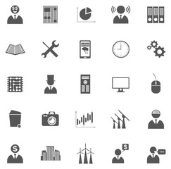 Business Gray Icon Set