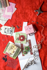 scrapbooking new years cards manufacturing upright