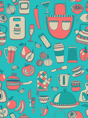 Cooking Doodle style elements