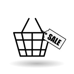 Shopping icon design, vector illustration