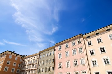 Historic Architecture in Salzburg, Austria, Europe..