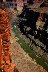 Grand Canyon North Rim Colorado River Below