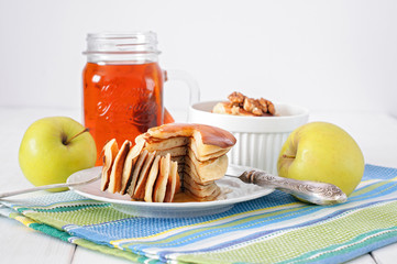 Blue Agave Walnut Pancakes