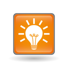 light bulb icon design, vector illustration