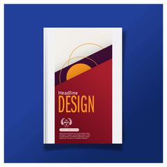 ..Business brochure flyer cover design layout template in A4 size, with Premier design template background, vector eps10..
