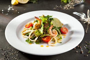 Shrimp and Calamari Salad