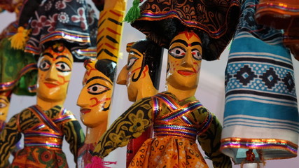 Colorful Indian puppets for sale - Indian Dolls

The puppets in Kutch - Gujarat are one of the most popular sources of entertainment in the world. 