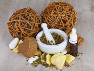 handmade from organic oils and herbs.