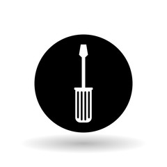 screwdriver tool design, vector illustration