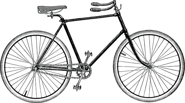 Fototapeta Vintage image bicycle