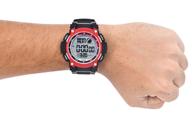watches on men arms

