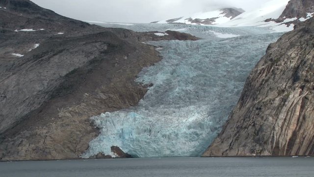 Large glacier in Prince Christian Sound, Greenland