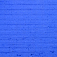 blue brick wall texture
