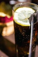 Glass of coke