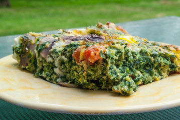 Omlet ze szpinakiem © Krzysztof Matloch