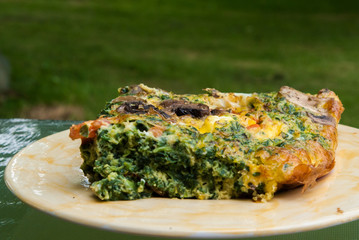 Omlet z szpinakiem © Krzysztof Matloch