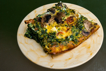 Omlet z szpinakiem © Krzysztof Matloch