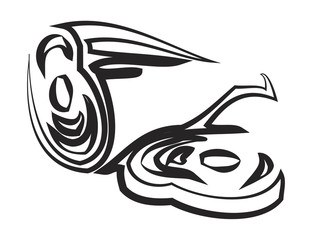 food and restaurant industry icon vectors