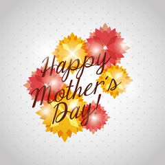 happy mothers day design 