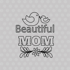 happy mothers day design 