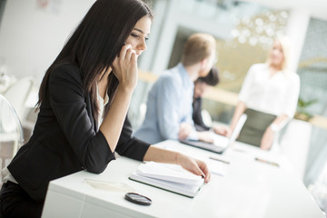 Fototapeta premium Businesswoman on the phone